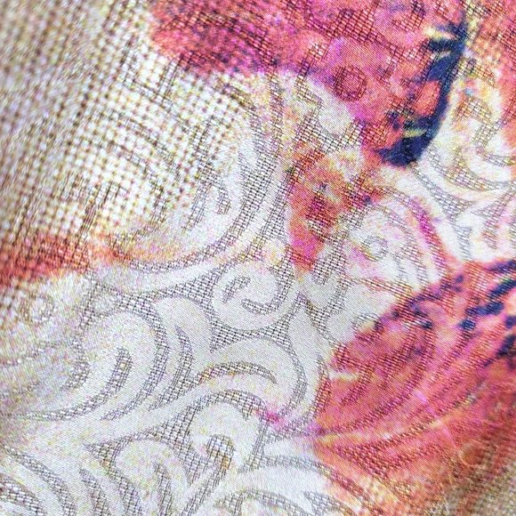 NWT 100% Mulberry Silk Scarf 55 Momme 53" X 53" High Quality Large Square S5083 - Picture 6 of 6